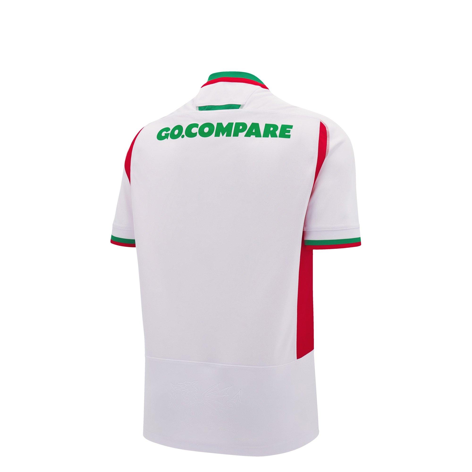 Macron Wales Rugby Away Shirt 2024 Juniors