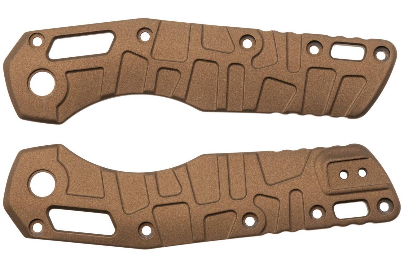 Lex Custom Microtech MSI Standard Issue Scales V2 MMSI2TH148, Burnt Bronze Titanium, handgreepschalen