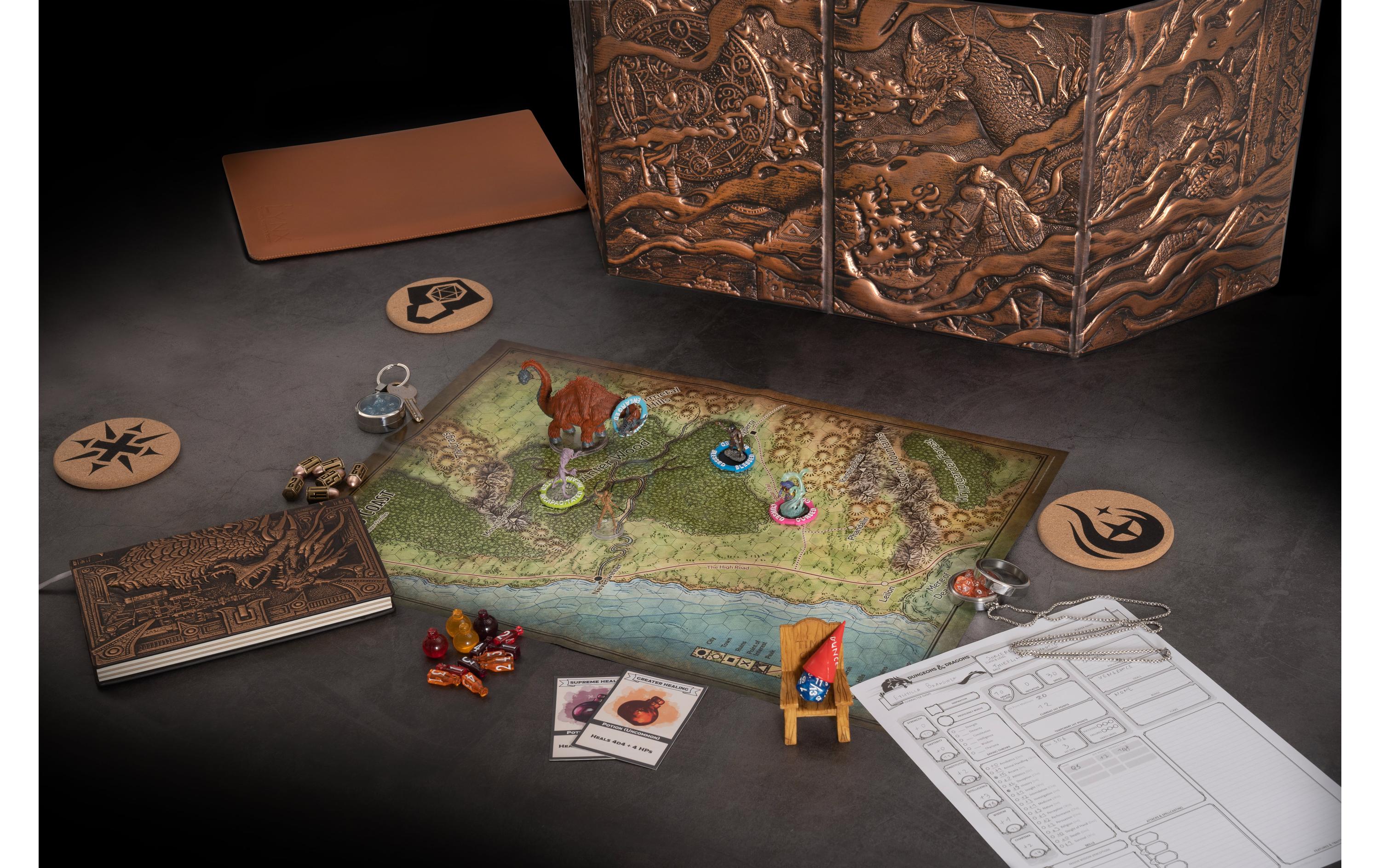 Sichtschirm KupferSpieltrenner für den Dungeon Master