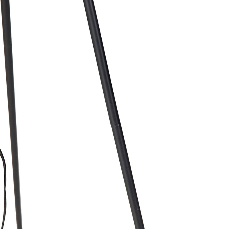 Moderne vloerlamp tripod zwart - Zoë