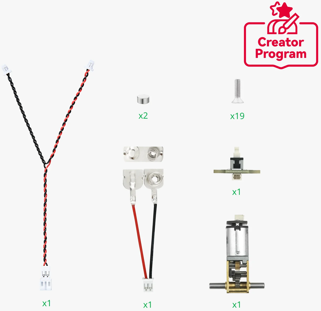 Bambu Lab  Endless Loop Express Kit    Hardware Kit zum Zusammenbauen eines Desktop Zugmodells