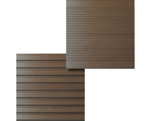 Konsta WPC terrasplank Masivo massief profiel glad 26x145 mm (per meter vanaf 1,00 m tot max. 6,00 m) bruin