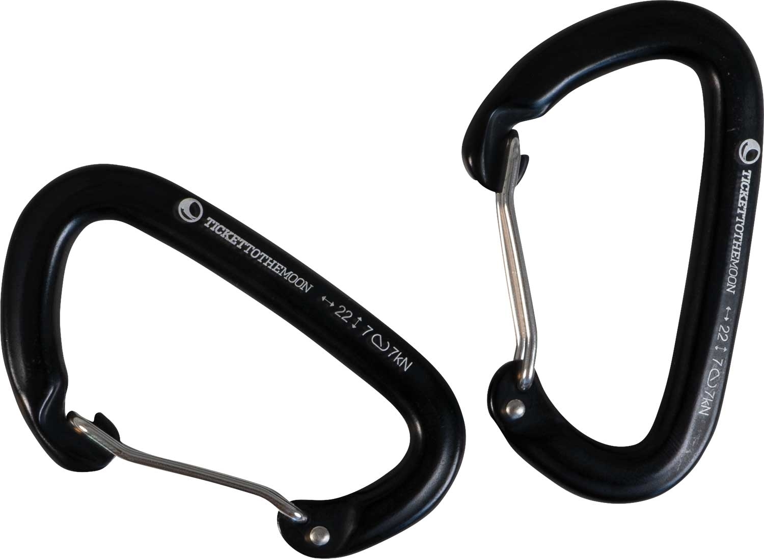 Ticket to the Moon 22kN Aluminium Karabiner 2 Stück