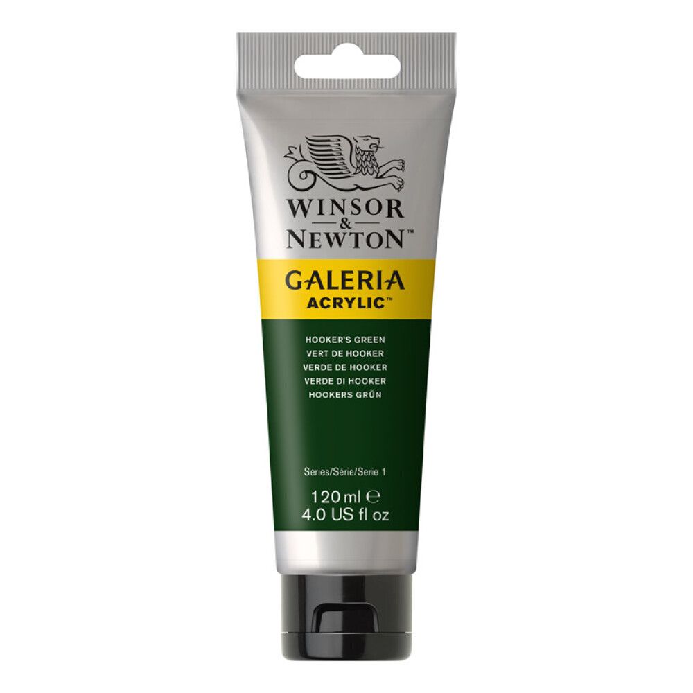 AKRYLFARGE W&N GALERIA NR 311 HOOKERS GRØNN 120ML
