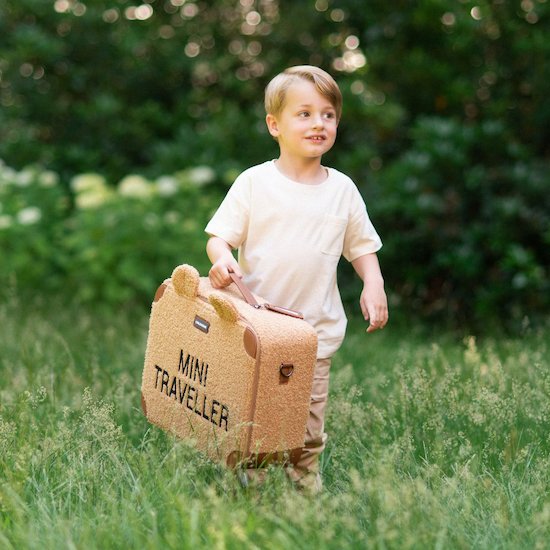 Teddy Valise Mini Traveler   Teddy Brun        de               Childhome
