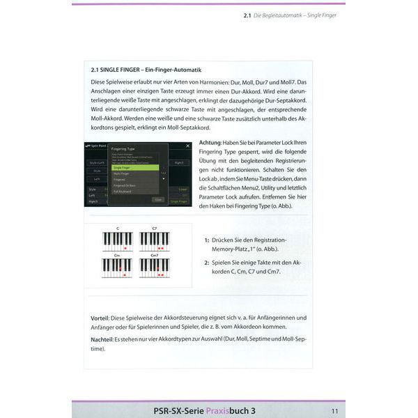 Keys Experts Verlag SX700/ 900 Praxis Buch 3