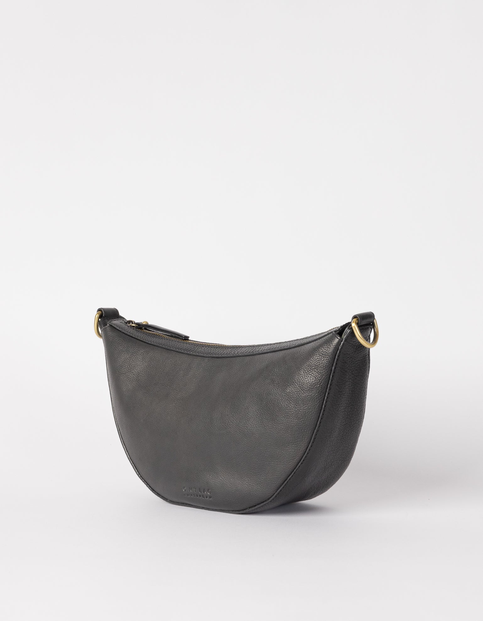 Leo Twisted Handle - Black Soft Grain Leather