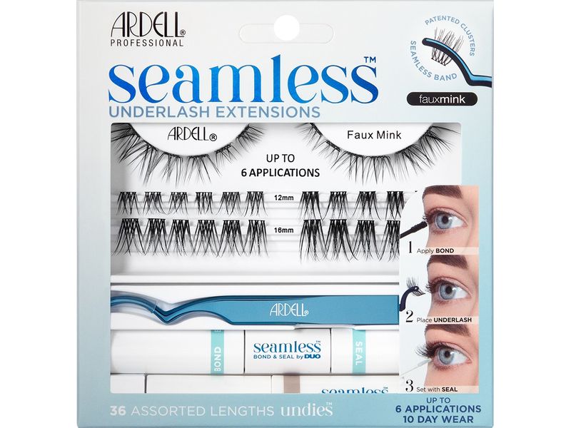 Ardell Künstliche Wimpern Seamless Starter Kit Faux Mink Sc Für natürliche oder intensive Looks
