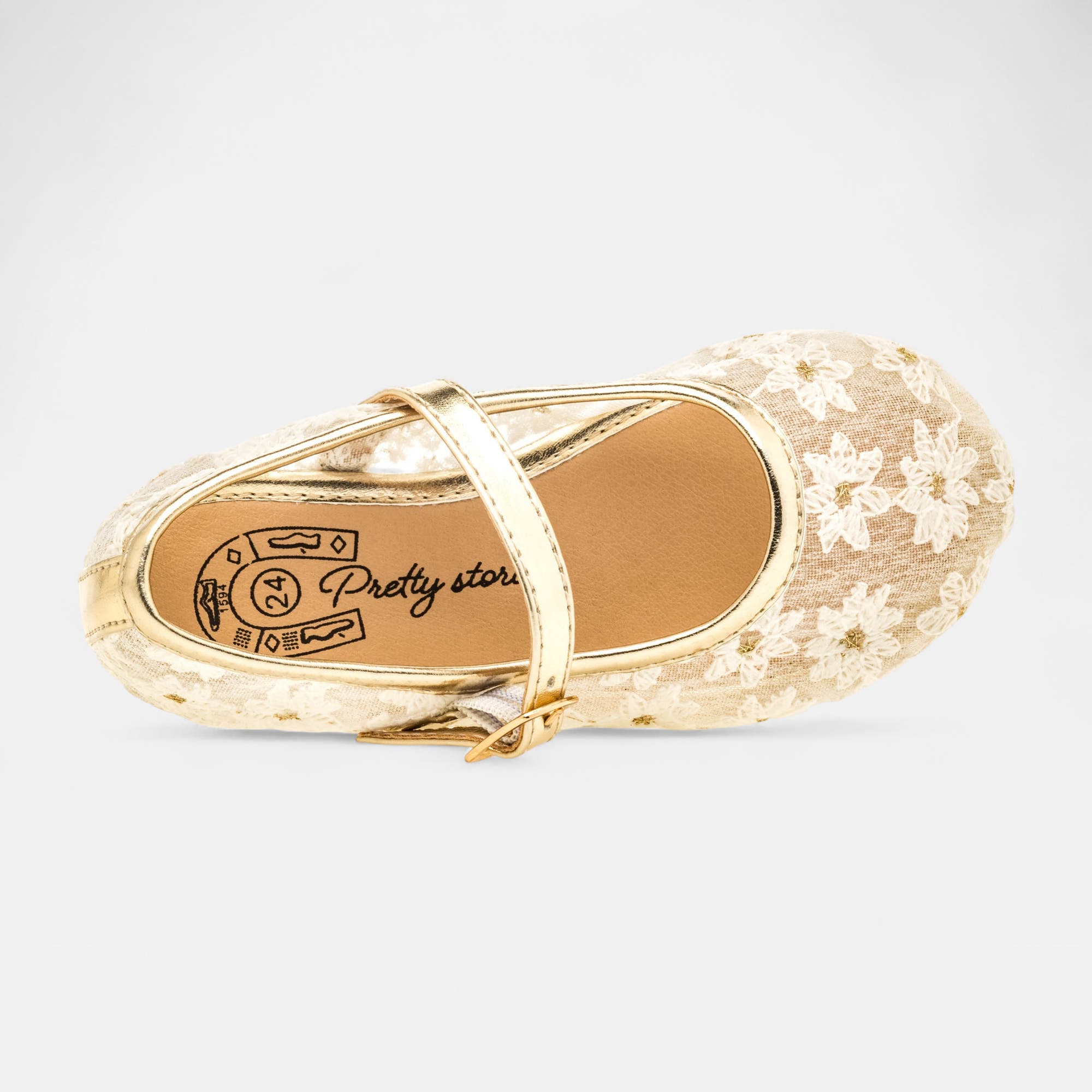 Ballerines Fille blanc
