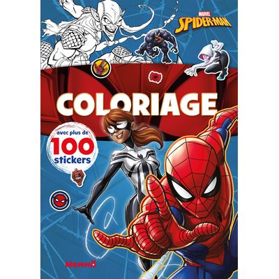 Marvel Spider-Man - Coloriage avec plus de 100 Stickers