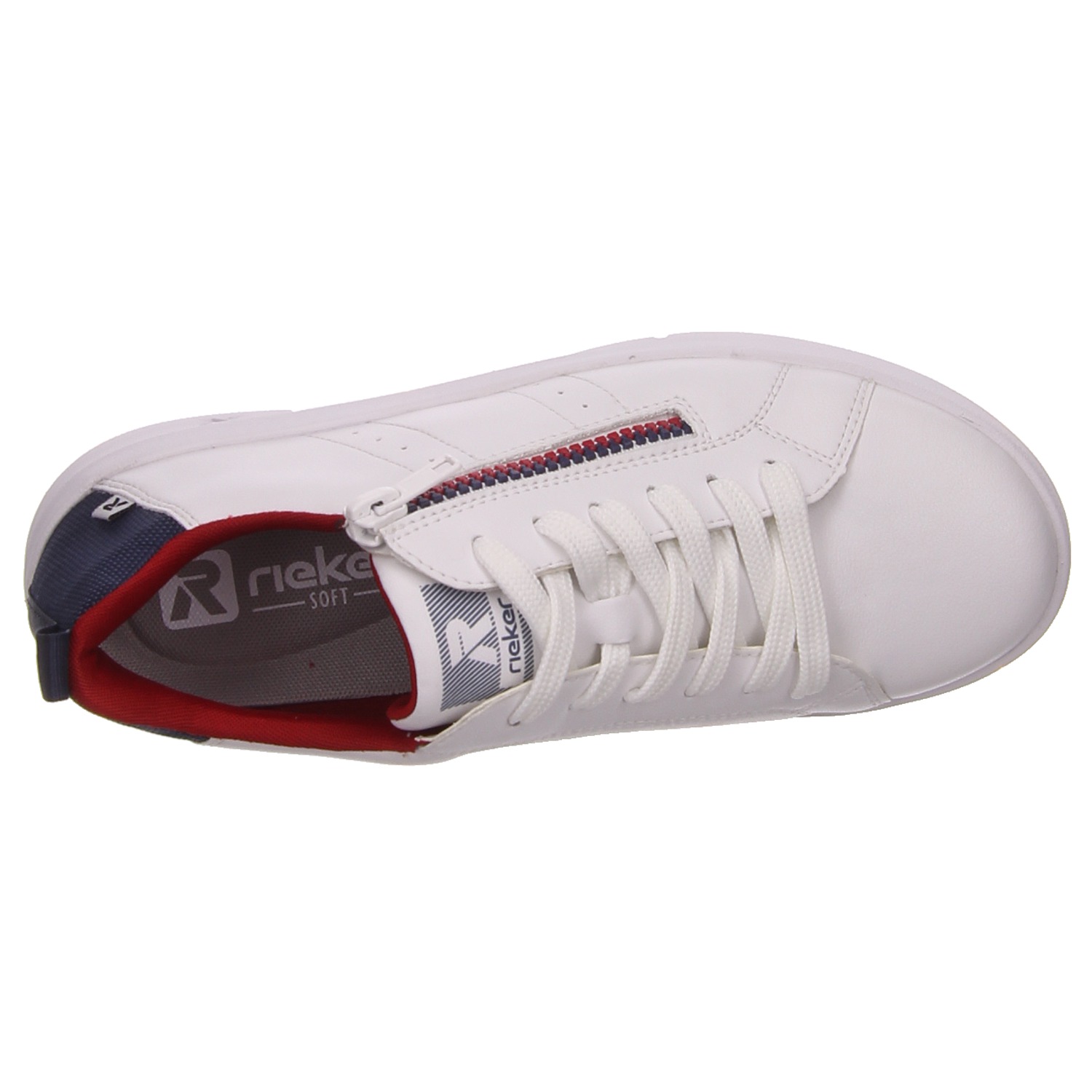 Rieker Sneaker weiß weiss/weiss kombi