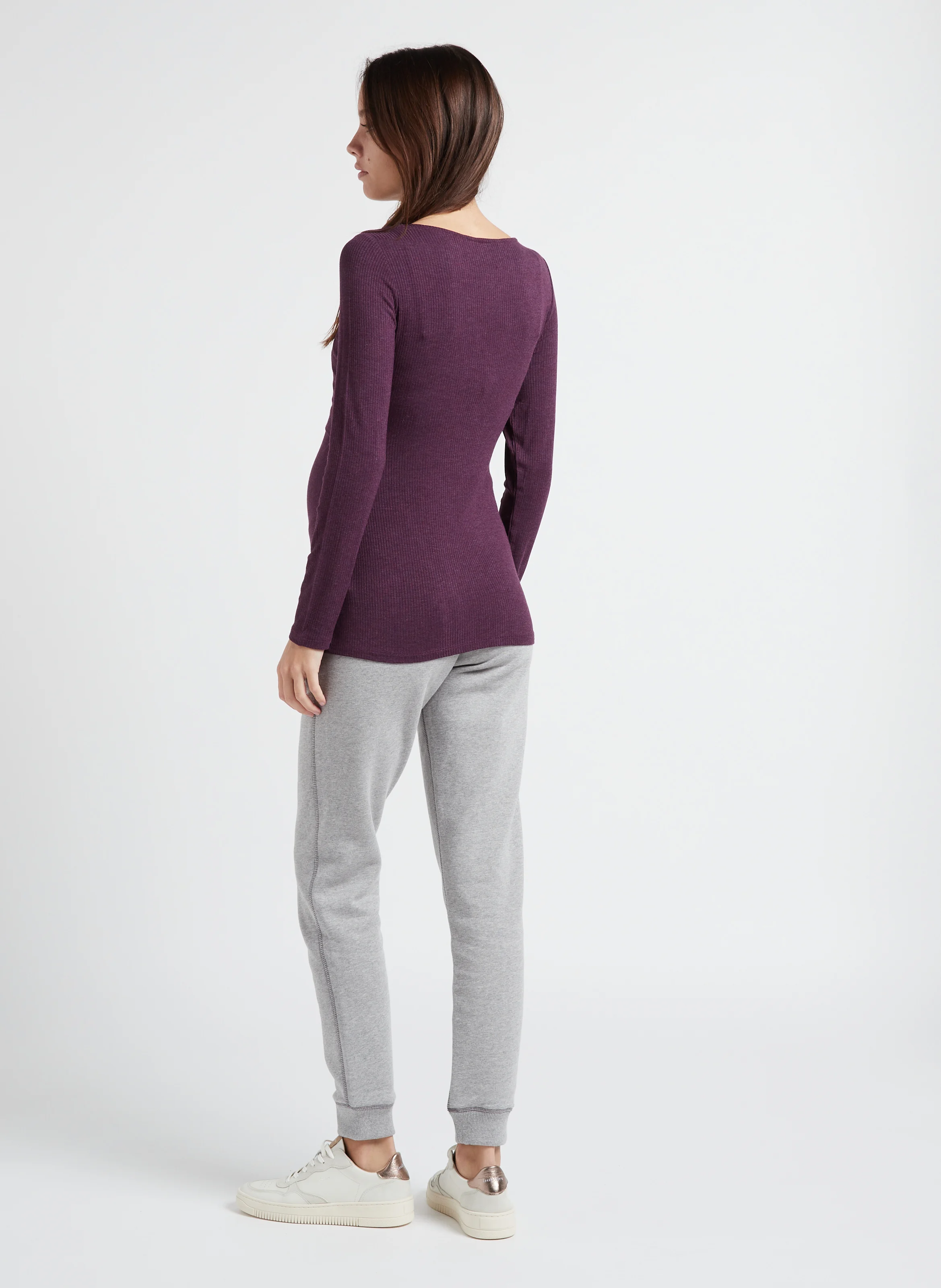SAM - Jogging de grossesse en coton | Gris