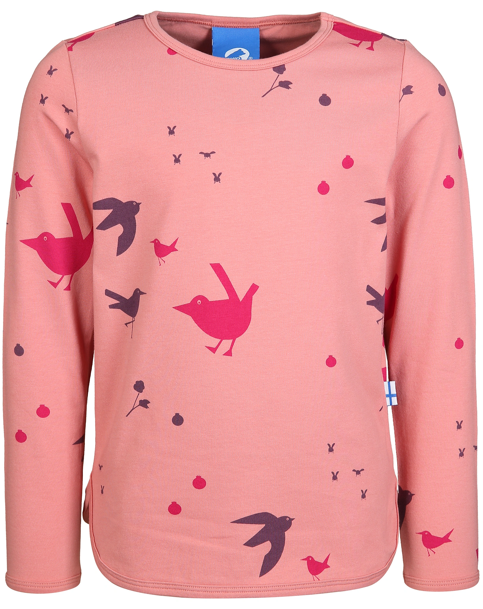Jersey-Langarmshirt JUHANNUS LINNUT in terra cotta