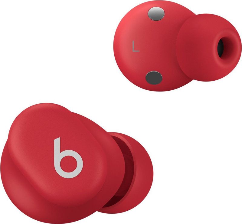 Apple Beats Solo Buds Echt draadloze oortjes Transparant rood