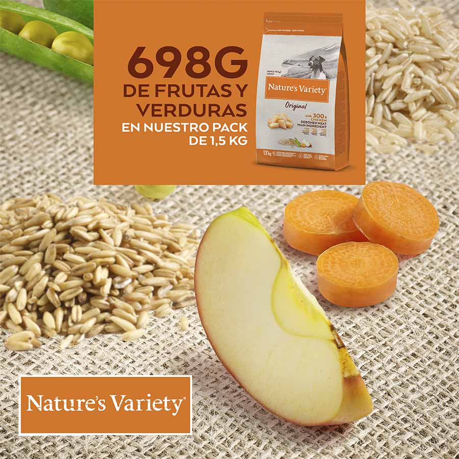 Ração Nature's Variety Original para Cães Adultos Mini com Frango