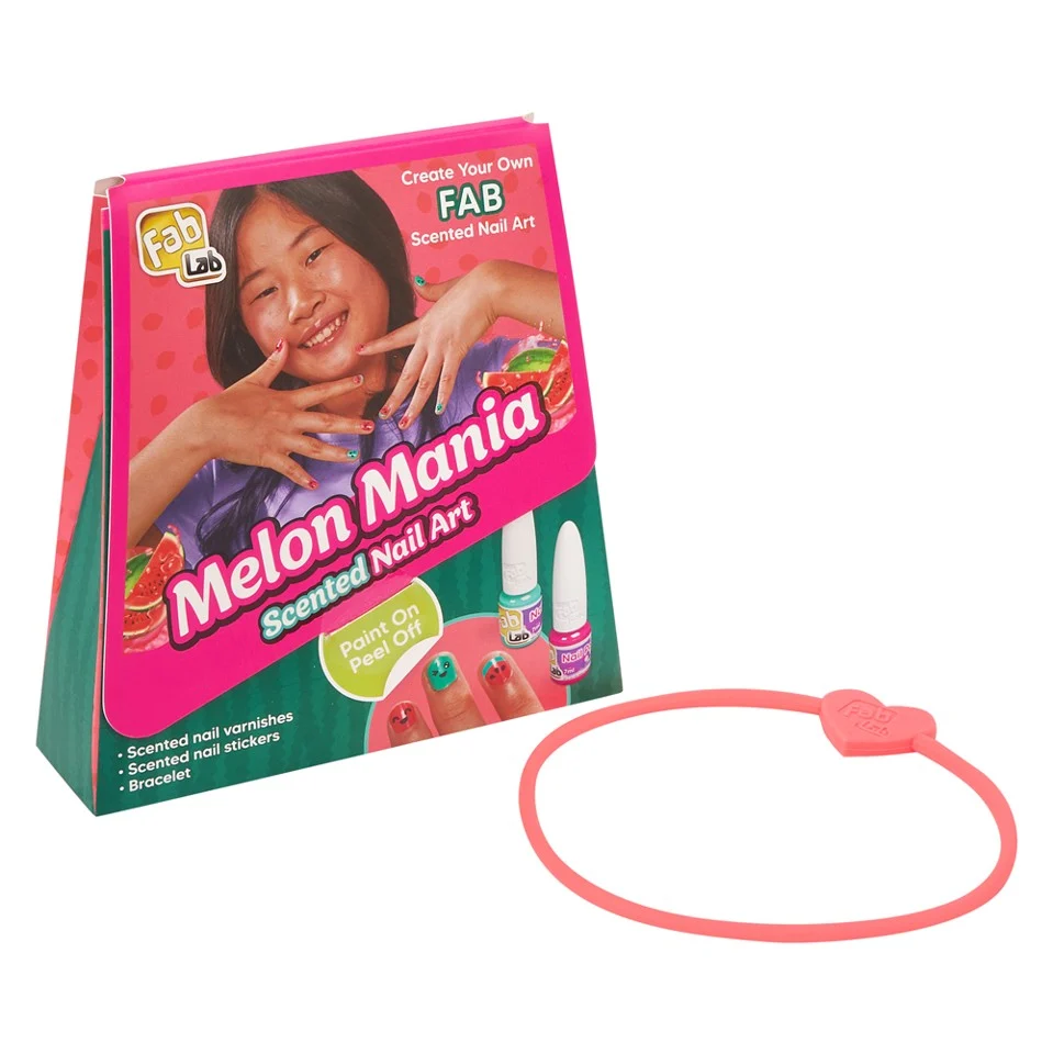 FabLab Melon Mania Neglekunstsæt med duft