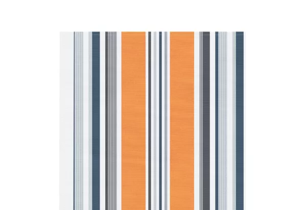 Tissu de remplacement pour auvent rayures multicolores 5x3,5 m