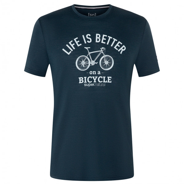 super.natural - Better Bike Tee - Haut en mérinos