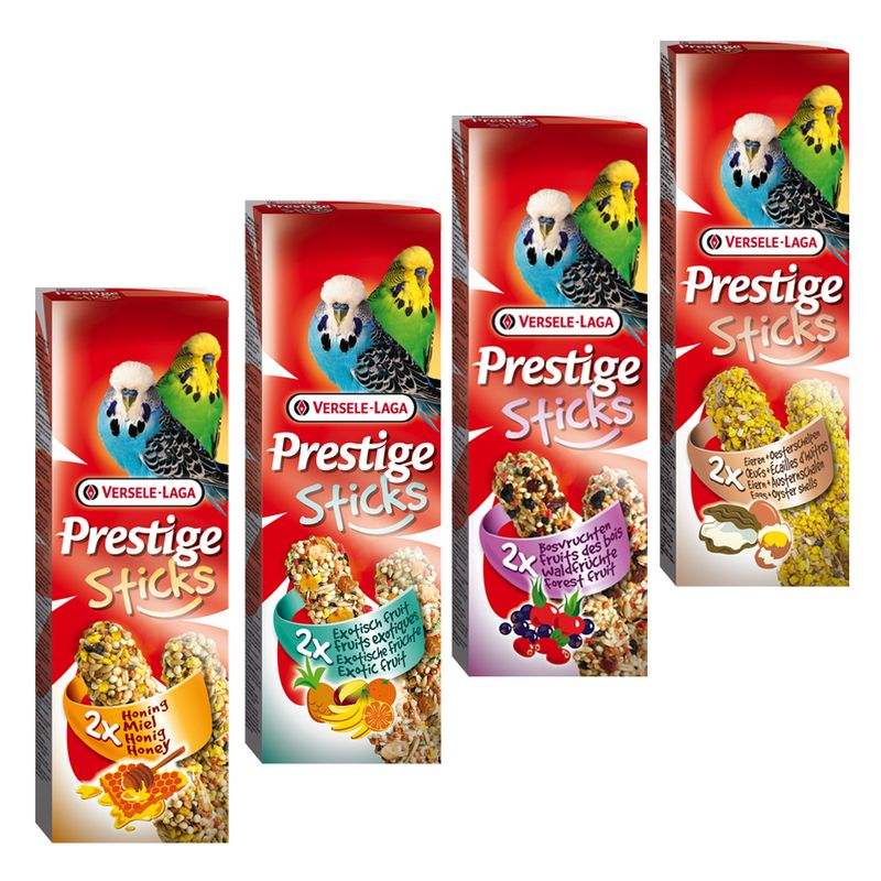 Lot mixte Versele-Laga Prestige Sticks pour perruche