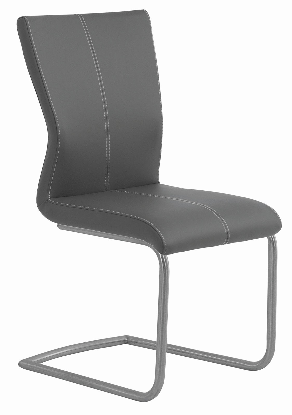 MONDO Esszimmerstuhl AMATI ST 3 F Lederlook grau