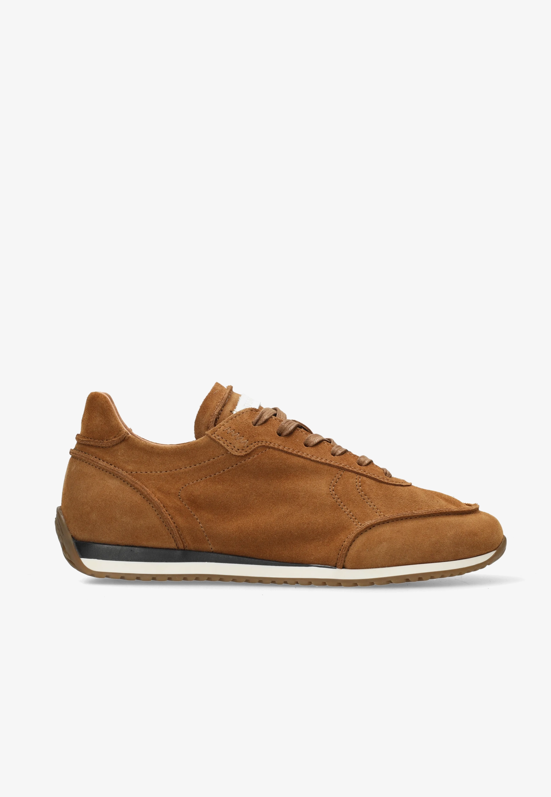 TAYA BASE Sneaker suede Cognac