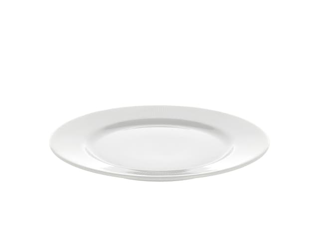 Pillivuyt Tallerken flad med fane White