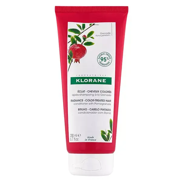 Condicionador Klorane Romã Brilho para Cabelos Coloridos 200ml