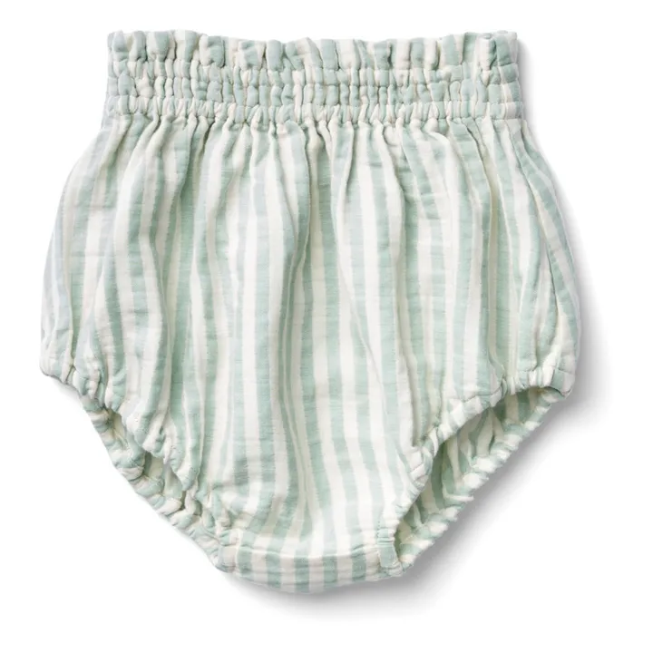 Soor Ploom Bloomer Rayé Lottie | Vert d'eau