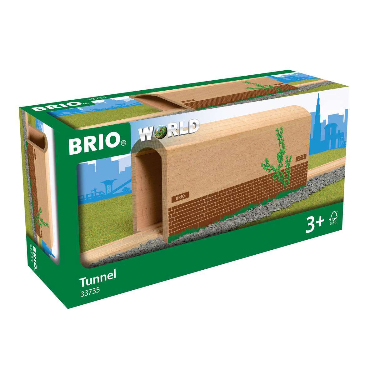 BRIO Spiel Hoher Holz-Tunnel