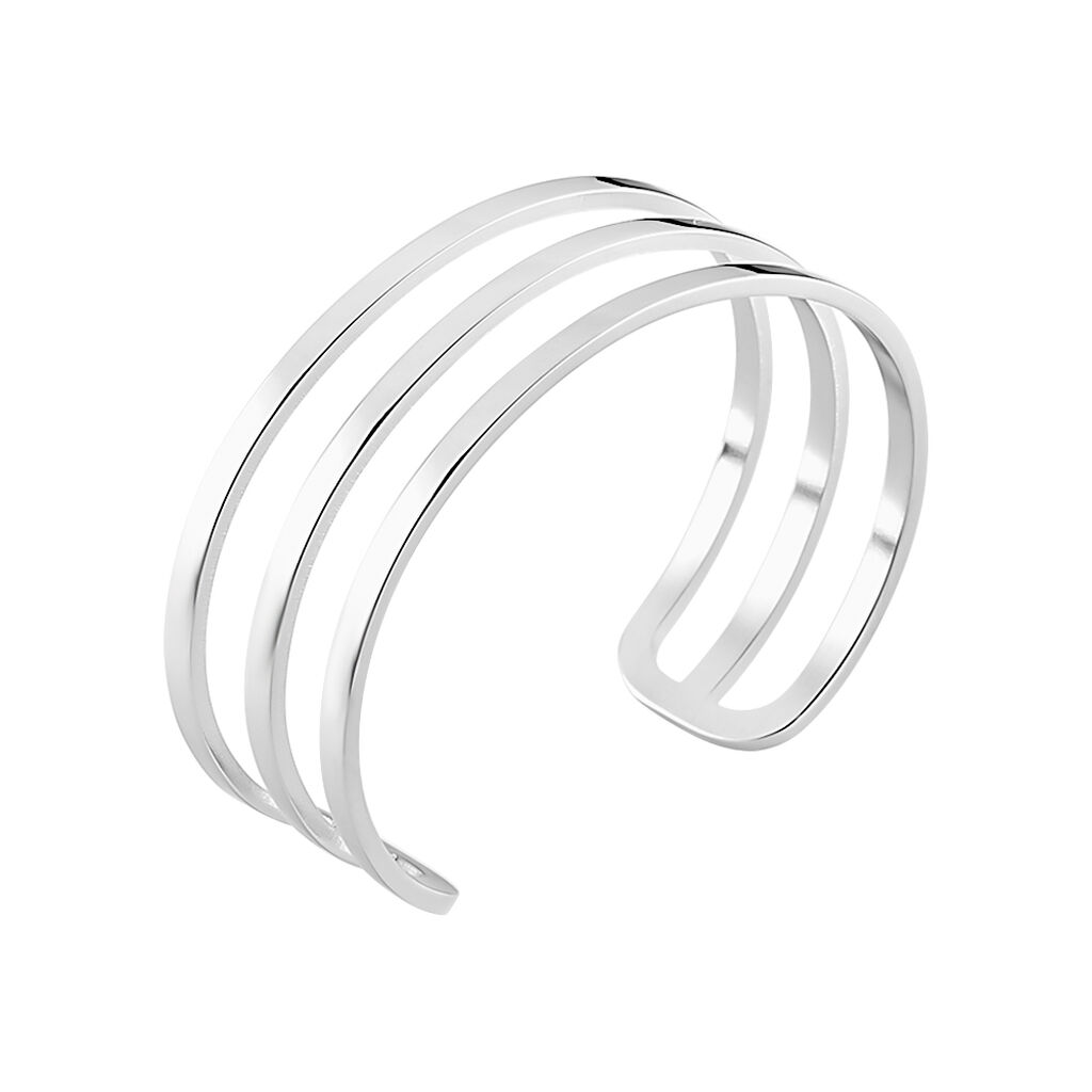 Bracelet Jonc Adel Acier Blanc