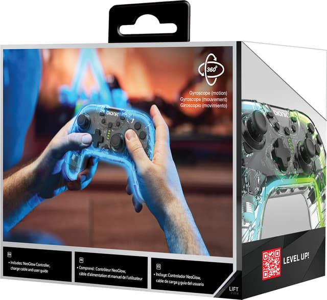 Bionik Neoglow Nintendo Switch trådløs controller