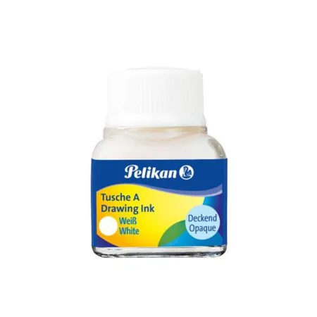 Pelikan Tusche 10 ml Glas Ton 18 Weiß