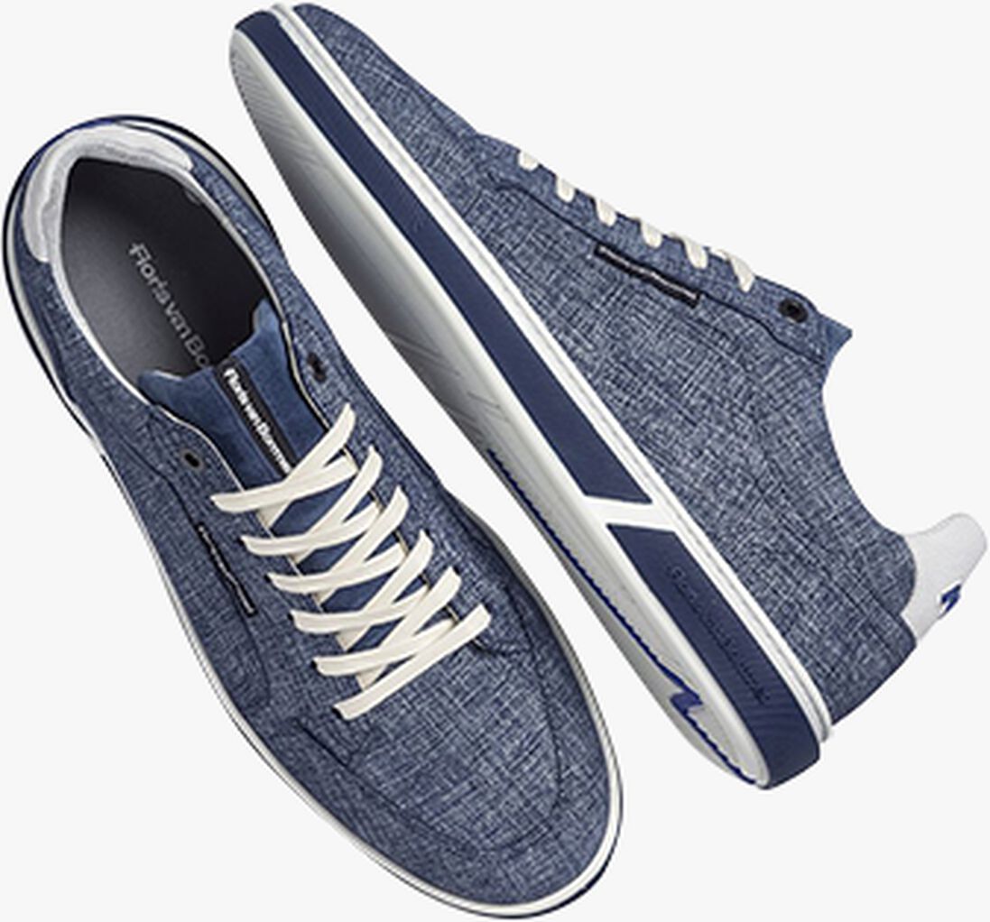 FLORIS VAN BOMMEL donkerblauwe floris van bommel lage sneakers sfm-10202