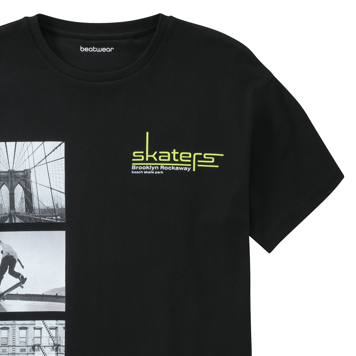 Beatwear Jungen T-Shirt mit Prints schwarz