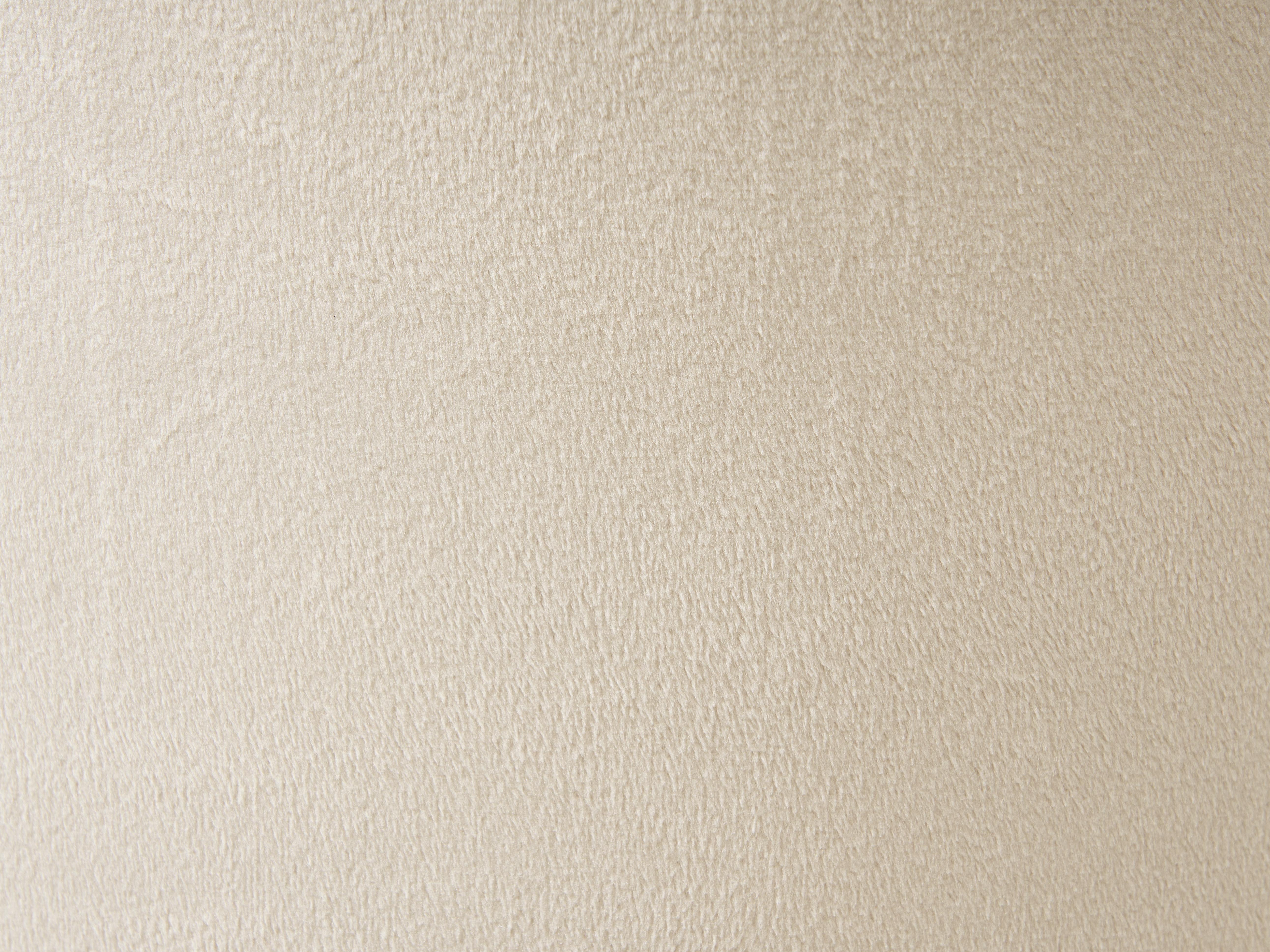 Poef met opbergruimte WENONA Fluweel Lichtbeige