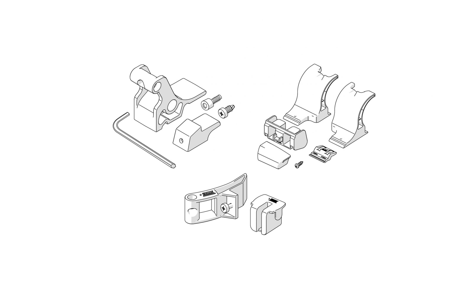 Fiamma Kit Side Omnistor 4900 / 5200 Tristor 2 Adapter für Fiamma S W Pro F45