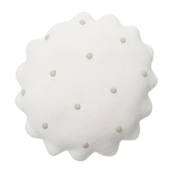 Lorena Canals Biscuit Kussen – Rond – Grijs