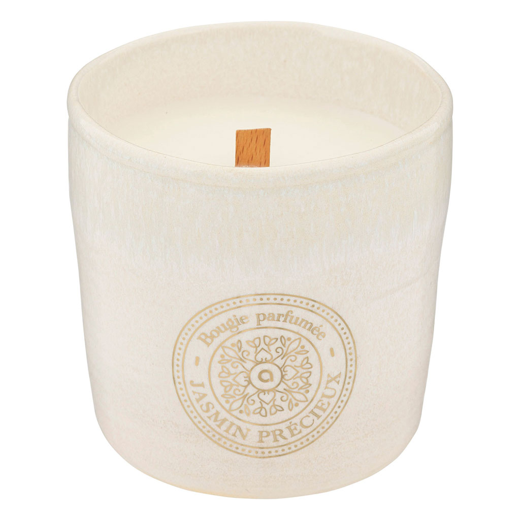 Bougie parfumée MARCO en grès au jasmin 350g