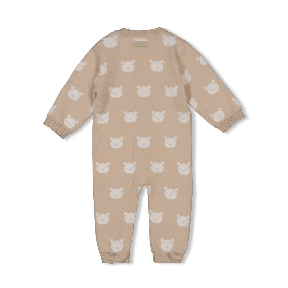 Feetje Feetje pak gebreid ao - The Knits zand melange