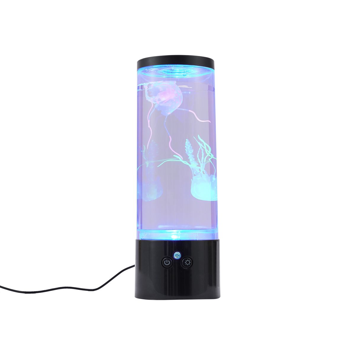 Bubbelbuis zwart 29cm incl. LED RGB - Dweller