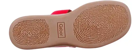Gabor rood 63.702.85 - maat 45 slipper rood - maat 45 Calandschoen