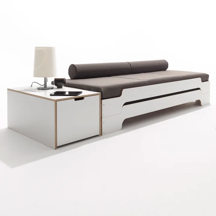 Müller Small Living - Bettkasten 16, weiss / 93 cm