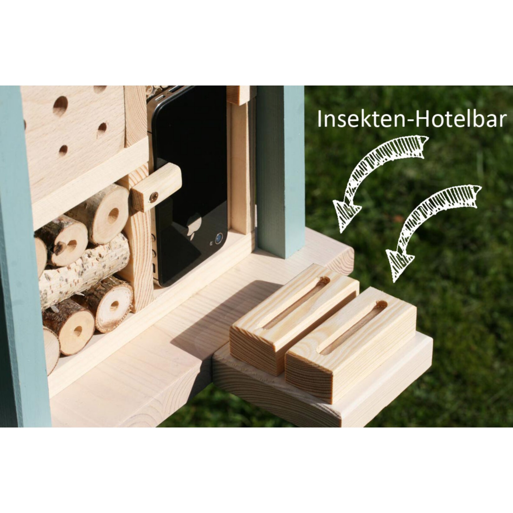 dobar Insektenhotel Kubus, mit Ständer