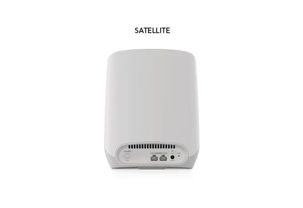 NETGEAR Orbi RBS760 - Wi-Fi-system - (forlænger) - op til 2000 sq.ft - mesh 1GbE, 2.5GbE - Wi-Fi 6 - Tri-Band