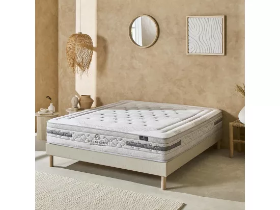 NUIT DE COTON | Matelas SERENADE 90x190 cm | Ressorts ensachés