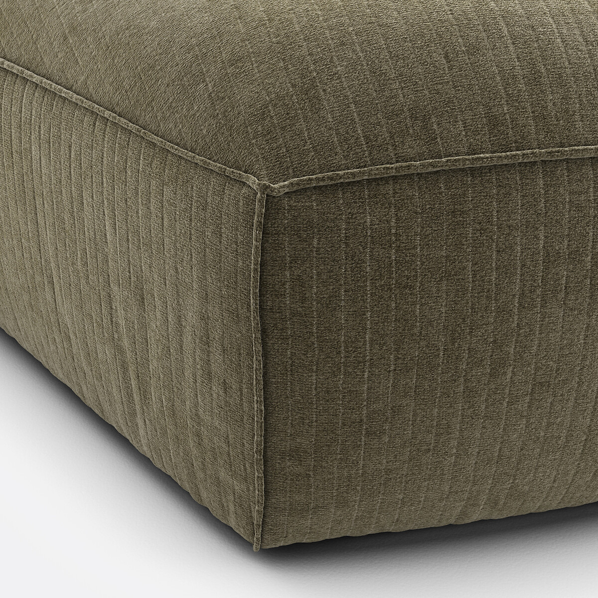 LA REDOUTE INTERIEURS<br>Canto modular aberto, veludo vintage Seven