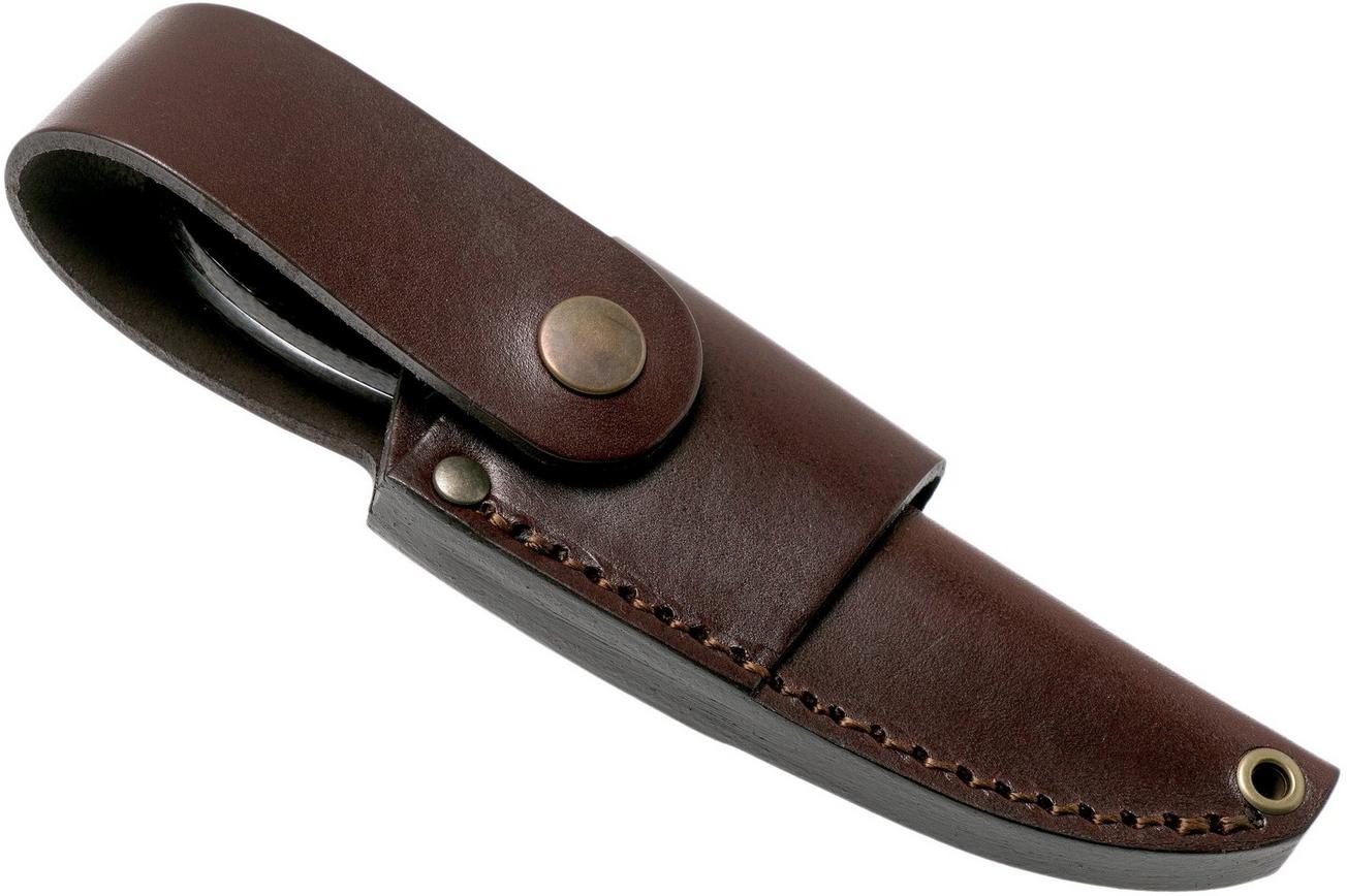 Brisa Bobtail 80 bison micarta handle, 12C27 Scandi, Multicarry sheath 9954