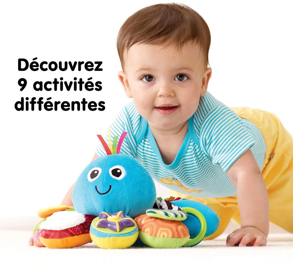 PELUCHE PIEUVRE MULTI ACTIVITES