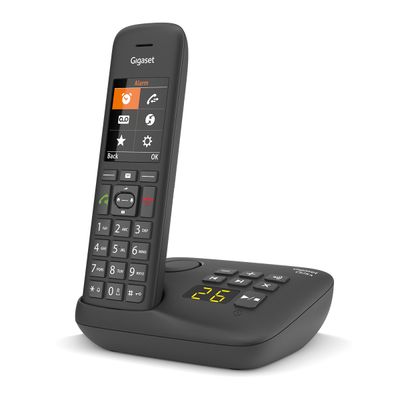 Gigaset C575A - téléphone sans fil avec répondeur - noir