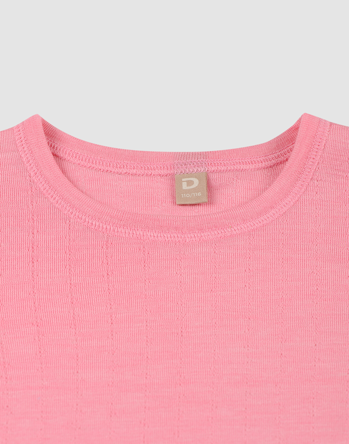 Pointelle shirt van merinowol/zijde voor kinderen